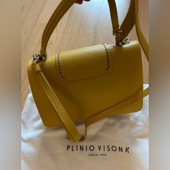 Plinio Visionia real leather hand made bag - Picture 5 of 14